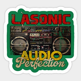 Lasonic Audio Perfection // 80s Vintage Sticker